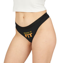 Load image into Gallery viewer, Make it Fit - Women&#39;s Thongs (AOP)
