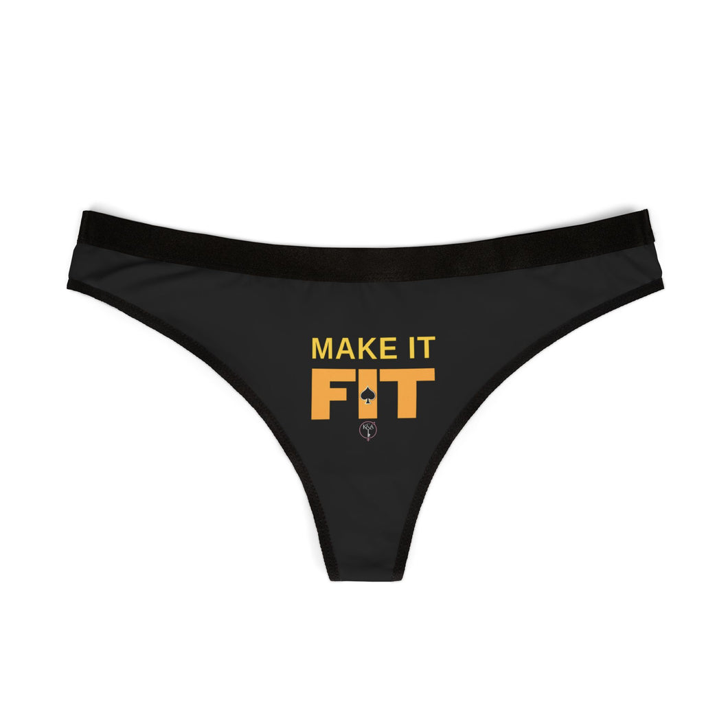 Make it Fit - Women's Thongs (AOP)