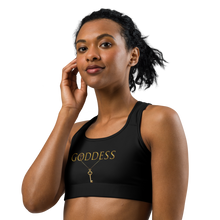 Load image into Gallery viewer, Goddess w/Key Sports bra (blk)
