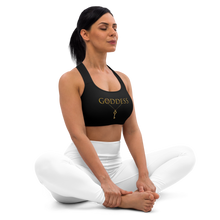 Load image into Gallery viewer, Goddess w/Key Sports bra (blk)
