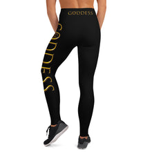 Load image into Gallery viewer, Goddess Black Yoga Leggings
