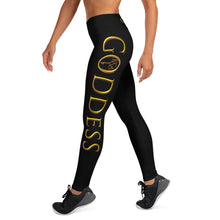 Load image into Gallery viewer, Goddess Black Yoga Leggings
