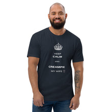 Load image into Gallery viewer, Keep calm and creampie my wife Short Sleeve T-shirt
