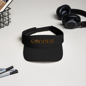 Goddess Embroidered Visor