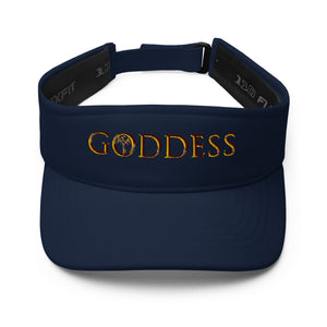 Goddess Embroidered Visor