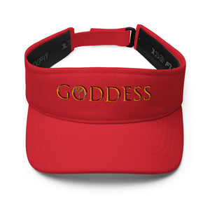 Goddess Embroidered Visor