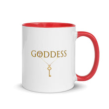 Load image into Gallery viewer, Goddess w/Key Mug with Color Inside
